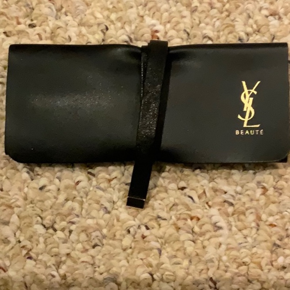 YSL traveling brush case.